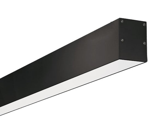 פרופיל תאורה שחור צמוד תקרה 55X75 מ"מ – תמונה 2