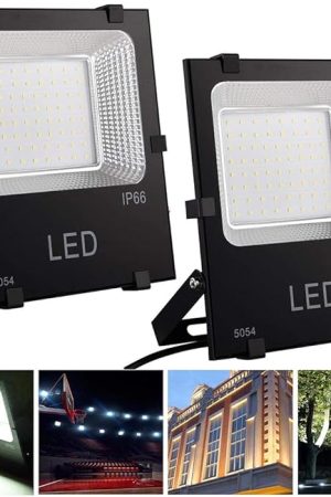 גוף תאורת הצפה עם חישן אור ותנועה